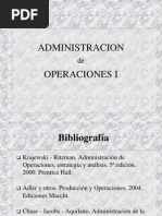 Administracion de Operaciones