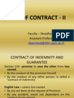 Law of Contract - II Guarantee