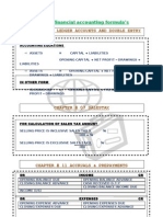 Acca f3 Financial Accounting Formula