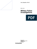 Ar 190-30 Military Police Investigations