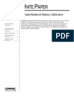 Hite Aper: Armada Notebook Battery Calibration