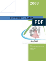 Aadm-Estatuto Da Associação Cultural Arte e Dança de Morpará - Aadm