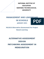 MLS014 Patchwork Assessment Assignment