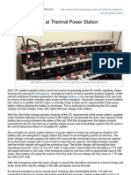 220V DC System at Thermal Power Station