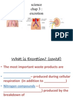 Excretion Science Form 3 Chapter 3