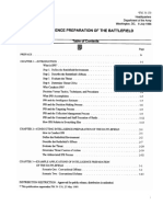 Army Intelligence Preparation of Battlefield