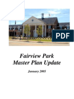 Fairview Park Master Plan 2005 Update