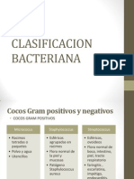 Clasificación Bacteriana