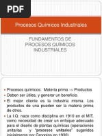 Fundamentos de Procesos Industriales