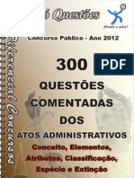 Atos Administrativos - Questões