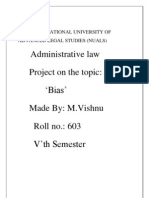 Bias Administrative Law