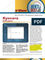 Kyocera: Best Workflow Management Application