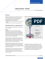 Diaphragm Seals Application - Operating Principle - Designs: Technical Information