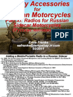 Part XI Radios For Russian Motorcycles