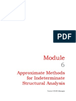 Approximate Methods For Indeterminate Structural Analysis