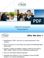 Hsenid Company Presentation