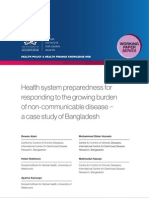 Health System Preparedness For Responding To The Growing Burden of Non-Communicable Disease - A Case Study of Bangladesh (WP25)