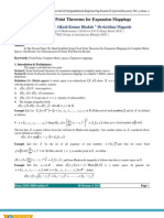 Some Fixed Point Theorems For Expansion Mappings: A.S.Saluja, Alkesh Kumar Dhakde Devkrishna Magarde