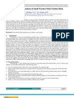 Fatigue Failure Analysis of Small Wooden Wind Turbine Blade: Maldhure S. S., Dr. Kharde Y.R