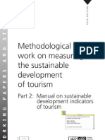 Work On Measuring The Sustainable Development Methodological