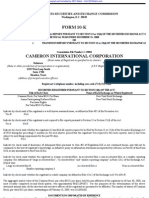 CAMERON INTERNATIONAL CORP 10-K (Annual Reports) 2009-02-25