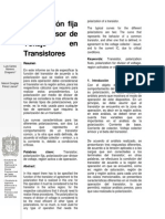 Polarización Fija y de Divisor de Voltaje en Transistores