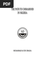 The Path To Ummahood in Nigeria