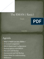 RMAN Basics Oracle - Applicable For All Oracle Versions