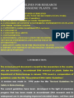 Transgenic Guideline