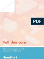 Full Day Care: National Standards For Under 8s Day Care and Childminding