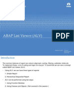 ABAP List Viewer (ALV)