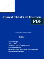 Chapter 6 Financial Estimates and Projections