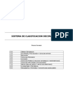 Sistema de Clasificacion Decimal Dewey