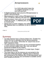 Microprocessor Operation