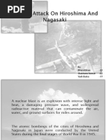 Nuclear Attack On Hiroshima and Nagasaki