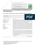 Engineering Process and Cost Model For A Conventional Corn Wet Milling Facility