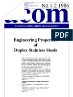 Acom86 - 1+2 Engineering Properties of Duplex SS (2205, 2307) PDF