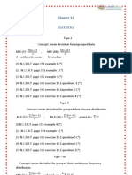 CBSE Class11 Maths Notes 15 Statistics