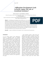 Achieving The Millennium Developmeny Goals in The Asia-Pacific Region - The Role of International Assistance