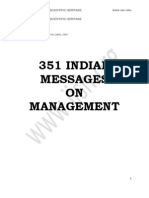 351 Indian Messages On Management