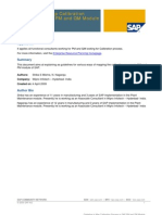 Guideline To Map Calibration Process in SAP PM and QM Module