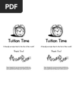 Tuition Time