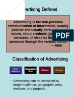 Classification of Advertisement