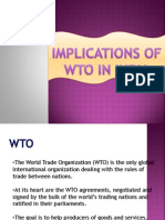 Implications of Wto in India