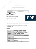 Application Form