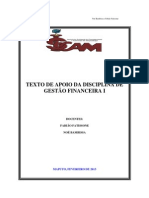 TEXTO DE APOIO DA DISCIPLINA DE GESTÃƒO FINANCEIRA I