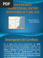 Diferendo Territorial Guatemala-Belice PDF