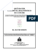 Simon, David - Qué Hacer Cuando El Diagnóstico Es Cáncer - noPW PDF