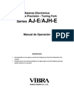 Manual de Operación Vibra AJ-E