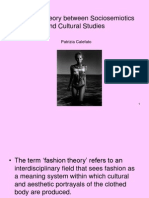 Fashion Theory Between Sociosemiotics and Cultural Studies